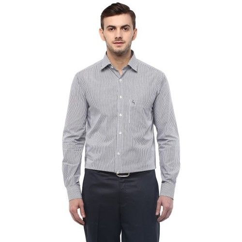 Grey Smart Fit Mens Formal Shirt