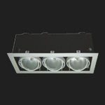 Recessed Mounted Adjustable Downlight suitable for Ceramic Discharge Metal Halide Lamps