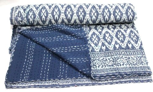 Indian Handmade Cotton Kantha Quilts