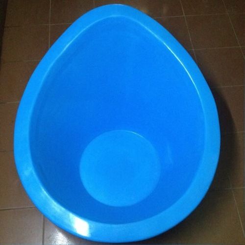 Blue Fiber Hip Bath Tub