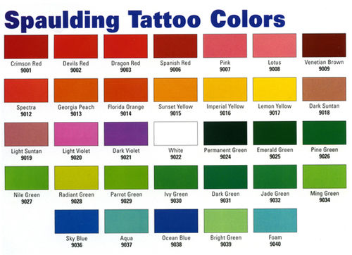 Intenze ink color chart | Tattoo ink colors, Ink tattoo, World famous tattoo  ink
