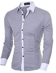 Mens Shirts - Premium Cotton Fabric, Customizable Fit , Neatly Designed for Comfort and Style