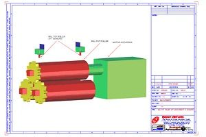 Measurement and Indication ultrasonic Type Roller Lift Sensors