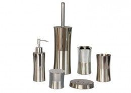 stainless steel bathroom set