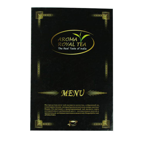 Menu Card Printing Service - Premium Quality Paper, Customizable Designs , High-Definition Finish for Stunning Presentation