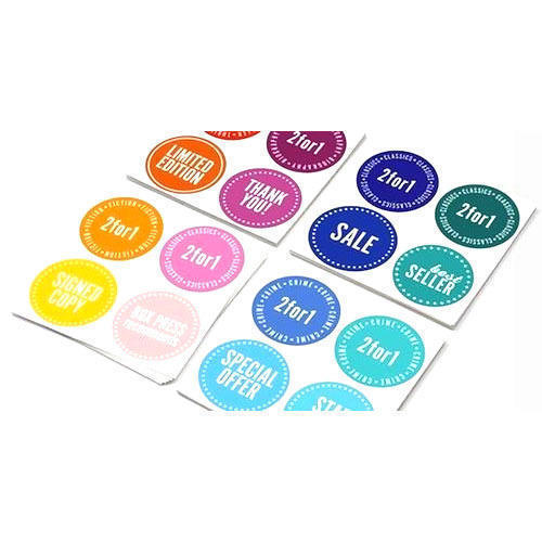 Round Paper Stickers Printing Services