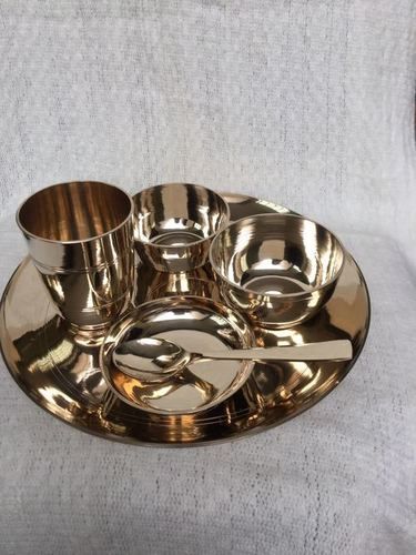 Bronze Metal Dinner Set