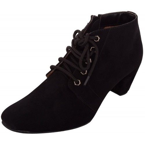 Womens Black Suede Boots