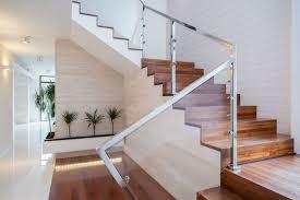 Glass and Stainless Steel Stair Railings