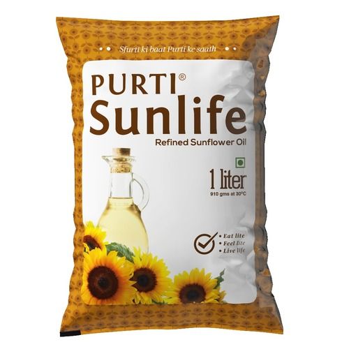 Purti Sunflower Refined Oil 1Ltr (Pack Of 12)