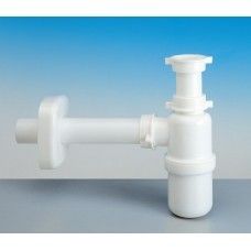 White Color Bottle Trap For Kitchen Sink Diameter: 245Mm Millimeter (Mm)