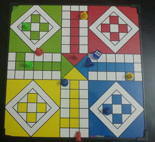 Wooden Ludo