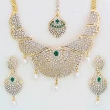 Imitation Diamonds Necklace Sets