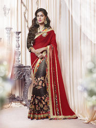 Ladies Multicolor Shaded Saree