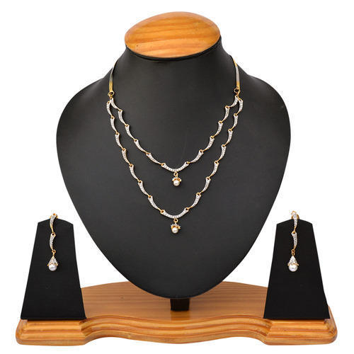 American Diamond Jewellery Set