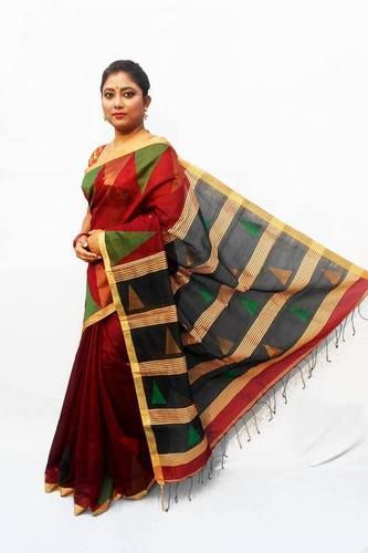 Bengal Handloom Cotton Silk Saree