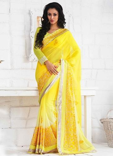 Ladies Georgette Designer Saree