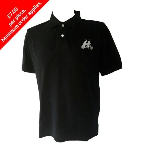 Men'S Garment Dyed Polo With Flat Knit Cuff