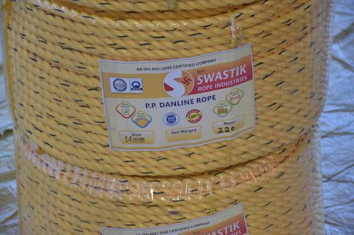 PP Ropes - 26mm to 40mm Size | Polysteel Yarn, High U/V Light Resistance, Superior Strength, Long-lasting Durability, Abrasion Resistant