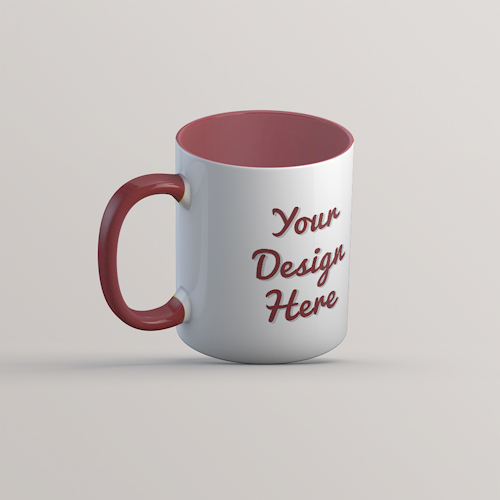 Brown Coloured 2 Tone Mugs