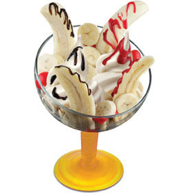 Yogorto Banana Split Ice Cream