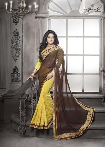 Zari 7 Colours Women Party Wear Saree, Handwash, With Blouse Piece at Rs  650 in Surat