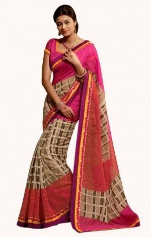 Ladies Block Printed Saree