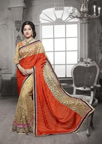 Sky Blue Shade Women Wedding Saree – AMRUT