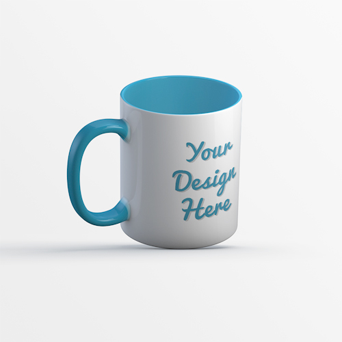 Light Blue 2 Tone Mug