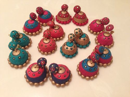 Designer Terracotta Earrings