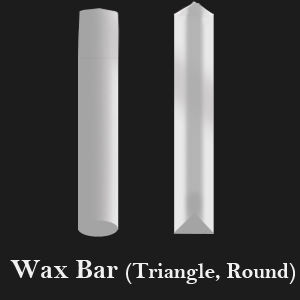 Wax Bar Round And Triangle