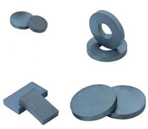 Ferrite Magnets - Permanent Ferrite, Available in Cylindrical, Block, and Ring Shapes