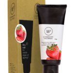 Strawberry Face Wash - Gentle Exfoliating Gel, Regenerates Skin and Balances Oil Levels, Anti-Oxidant Properties