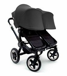 2015 Bugaboo Donkey Twin Stroller In Black Frame