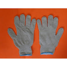 Cotton Hand Gloves ( Grey)