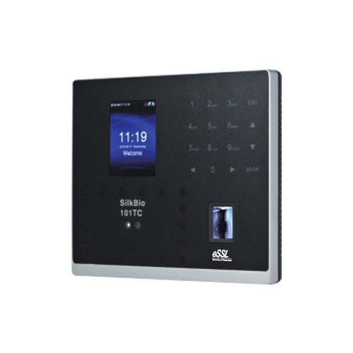 ESSL SILKBIO 101 TC Biometric Attendance Machine - 2.8-Inch TFT Screen, 800 Face & 1500 Fingerprint Capacity, Multi-Biometric Verification, Built-in 2000 mAh Battery, Wi-Fi Optional