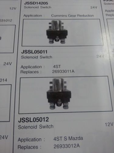 jssl05011 Solenoid Switch