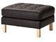 Footstool Dark Brown