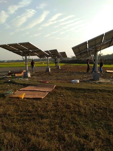 Manual Tracking Solar Irrigation System