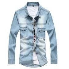 Men'S Denim Shirt