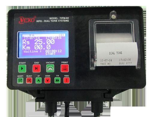 GPS Fare Meter with Integrated Printer