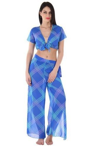 Blue Printed Sarong