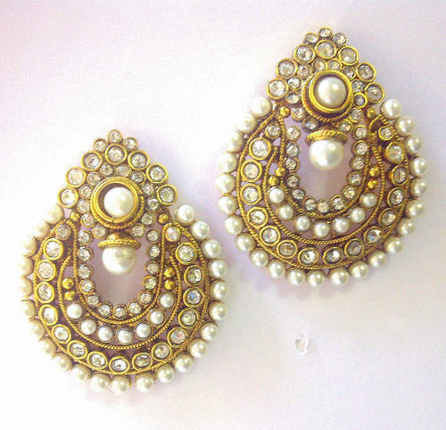 Imitation White Pearl Earrings Gender: Girl