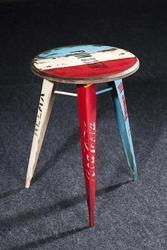 Industrial Multicolor Stool