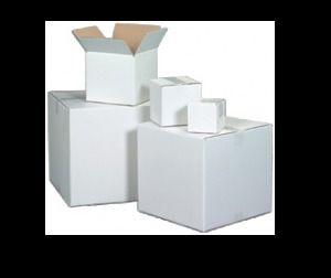White Duplex Corrugated Box