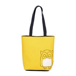 Yellow Owl Tote Bag