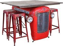 Tractor Wooden Table