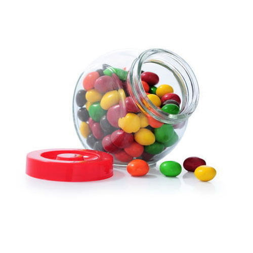 Flavored Candy In Jars