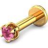 Sunshine Tourmaline Pink Nose Pin