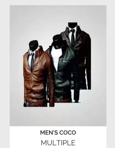 Mens Leather Jacket - Premium Quality Leather, Multiple Sizes, Available in Diverse Colors - Comfort, Softness, Robustness, Perfect Fitting, Skin-Friendly